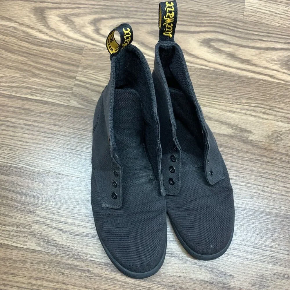 Dr Martens Womens Sheridan J‎ Lace Up Ankle Boots Black Size 5 US